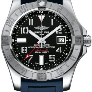 Breitling Watch Avenger II GMT Volcano Black - Black