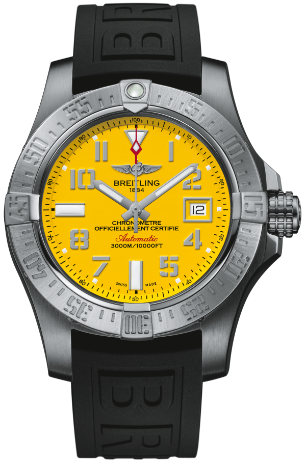 Breitling Watch Avenger Seawolf Cobra Yellow - Yellow