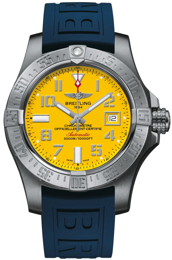 Breitling Watch Avenger Seawolf Cobra Yellow - Yellow
