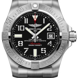 Breitling Watch Avenger Seawolf Professional III Bracelet - Black