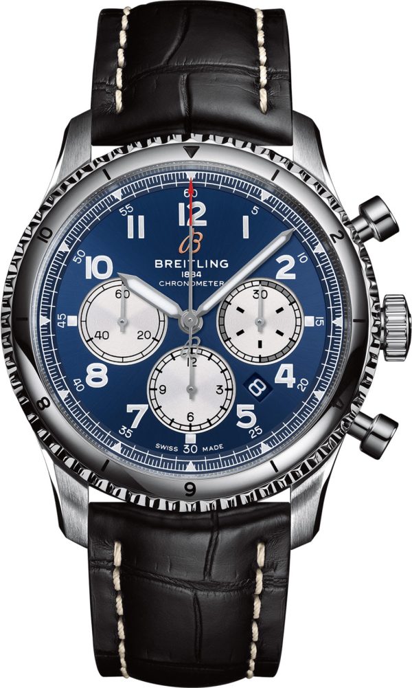 Breitling Watch Aviator 8 B01 Chronograph 43 - Blue