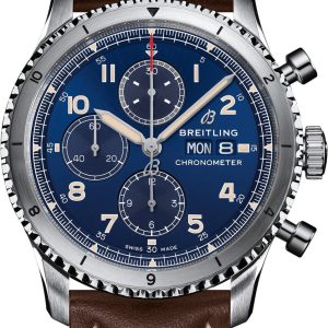 Breitling Watch Aviator 8 Chronograph 43 - Blue