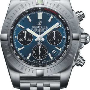 Breitling Watch Chronomat B01 Chronograph 44 Pilot Bracelet - Blue
