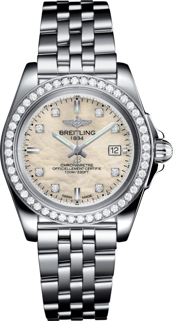 Breitling Watch Galactic 32 Ladies - White