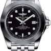 Breitling Watch Galactic 32 Sleek Edition Diamond Pilot Bracelet - Black