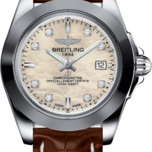 Breitling Watch Galactic 32 Sleek Edition Mother of Pearl - White
