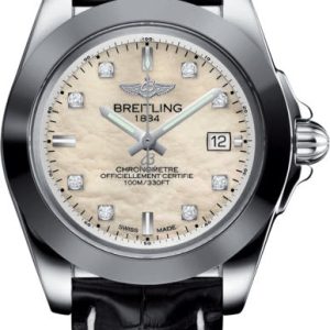 Breitling Watch Galactic 32 Sleek Edition Mother of Pearl - White