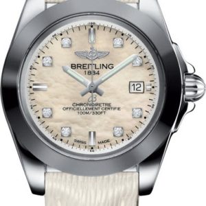 Breitling Watch Galactic 32 Sleek Edition Mother of Pearl - White