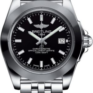 Breitling Watch Galactic 32 Sleek Edition Pilot Bracelet - Black
