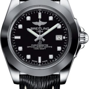 Breitling Watch Galactic 32 Sleek Edition Trophy Black Diamond - Black