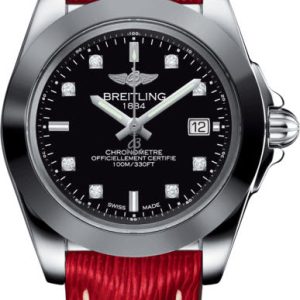 Breitling Watch Galactic 32 Sleek Edition Trophy Black Diamond - Black