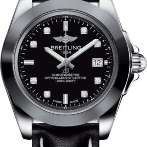 Breitling Watch Galactic 32 Sleek Edition Trophy Black Diamond - Black