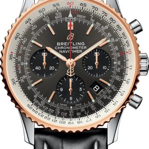 Breitling Watch Navitimer 1 B01 Chronograph 43 Croco Tang Type - Grey