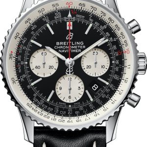 Breitling Watch Navitimer 1 B01 Chronograph 43 Leather Tang Type - Black