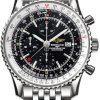 Breitling Watch Navitimer 1 Chronograph GMT 46 Navitimer Bracelet - Black