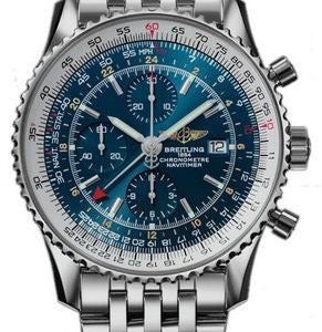 Breitling Watch Navitimer 1 Chronograph GMT 46 Navitimer Bracelet - Blue