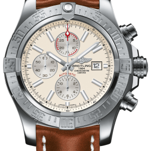 Breitling Watch Super Avenger II Steel Stratus Silver - Silver
