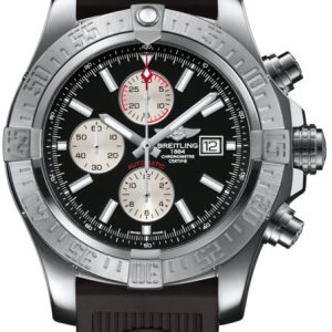 Breitling Watch Super Avenger II Steel Volcano Black - Black