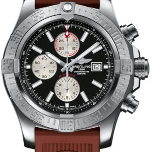 Breitling Watch Super Avenger II Steel Volcano Black - Black