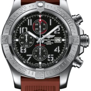 Breitling Watch Super Avenger II Steel Volcano Black - Black