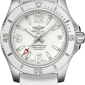 Breitling Watch Superocean Automatic 36 White Diver Pro III Tang Type - White