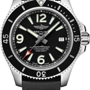 Breitling Watch Superocean Automatic 42 Black Diver Pro III Tang Type - Black