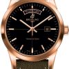 Breitling Watch Transocean Black Red Gold Military Tang Type - Black