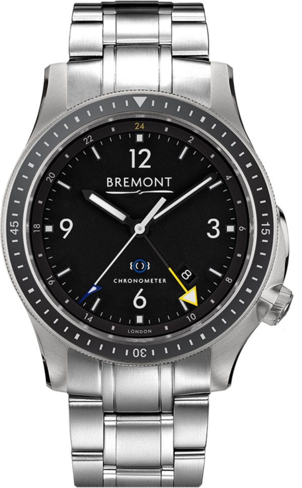Bremont Watch Boeing Model 1 Ti-GMT Bracelet - Black