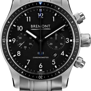 Bremont Watch Boeing Model 247 Chrono Black Bracelet - Black