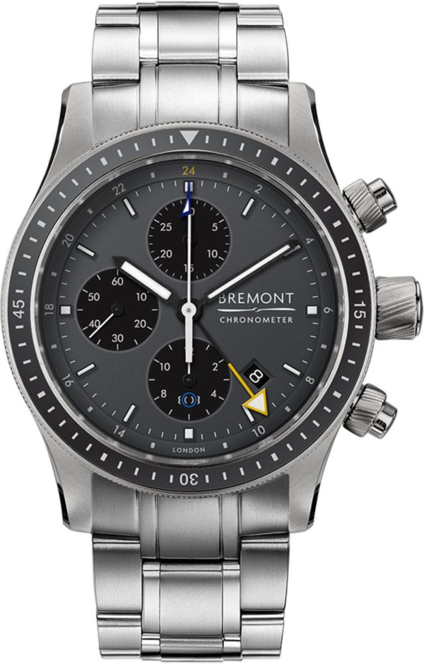 Bremont Watch Boeing Model 247 Ti-GMT Bracelet - Grey