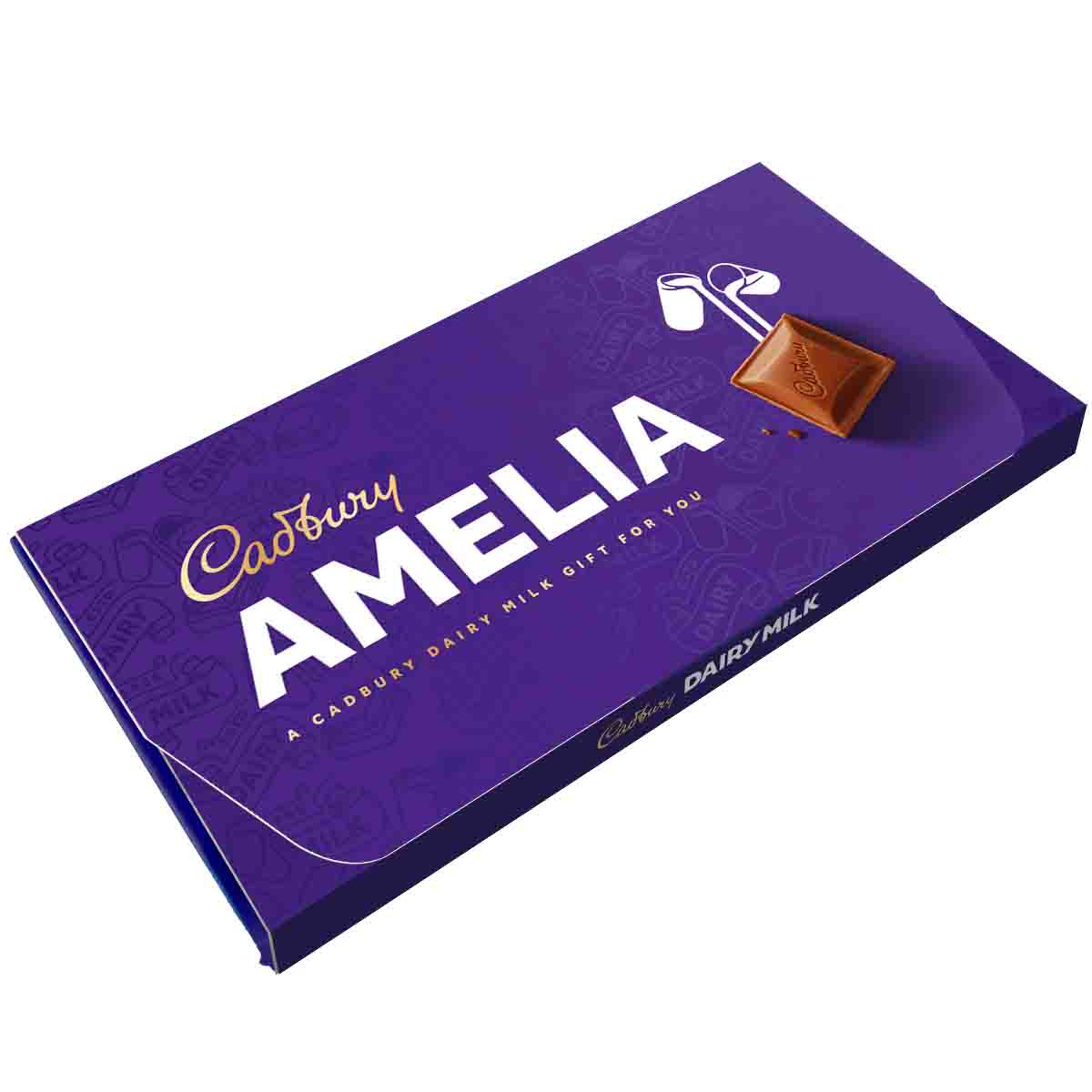 Cadbury Amelia Dairy Milk Chocolate Bar with Gift Envelope