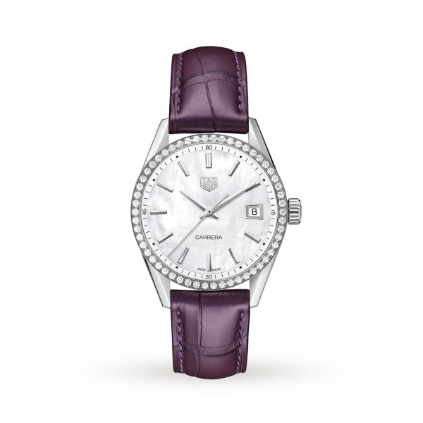 Carrera Lady Quartz 36mm Ladies Watch Mother Of Pearl