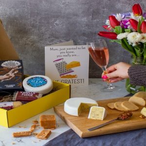 Cheese & Wine Hamper - The Chuckling Cheese Company | Wowcher