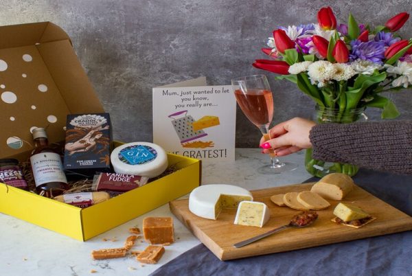 Cheese & Wine Hamper - The Chuckling Cheese Company | Wowcher