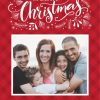 Christmas Bouquet 8x6" (20x15cm) Flat Card set of 20 (matt cardstock), Card & Stationery square Red