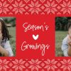 Christmas Knit Personalised Plant Pot, Gifts Red