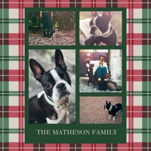 Christmas Plaid Berber Fleece Photo Blanket, 60x50", Gifts Multi