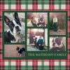 Christmas Plaid Plush Fleece Photo Blanket, 80x60", Gifts Multi