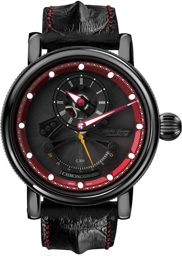 Chronoswiss Watch Flying Grand Regulator Open Gear ReSec - Black