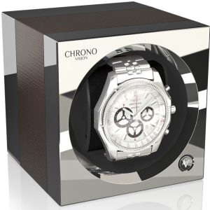 Chronovision One Watch Winder With Bluetooth - Silver
