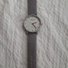 Comely Quartz Grey Large Face Modern Watch Untested
