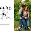 Cup of Tea Personalised Travel Mug 16oz (473ml), Gifts White