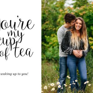 Cup of Tea Personalised Travel Mug 16oz (473ml), Gifts White
