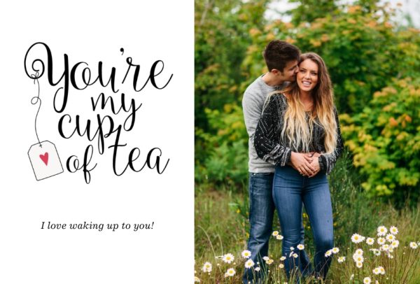 Cup of Tea Personalised Travel Mug 16oz (473ml), Gifts White