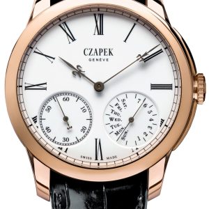 Czapek Watch Quai des Bergues Guilloche Ricochet Gold No.33bis Limited Edition - White