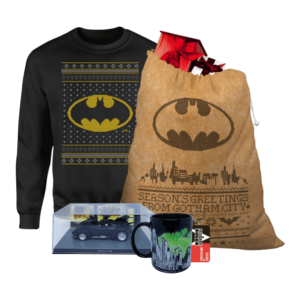 DC Batman Mega Christmas Gift Set (Worth £65) - Kids' 9-10 Years - Black