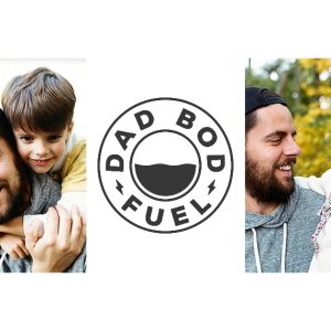 Dad Bod Fuel Personalised Travel Mug 16oz (473ml), Gifts White
