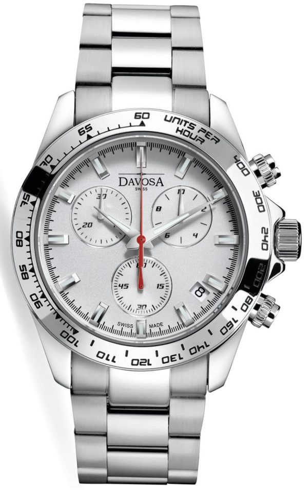 Davosa Watch Speedline Chronograph - White