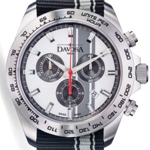 Davosa Watch Speedline TX Chronograph Tachymeter - White