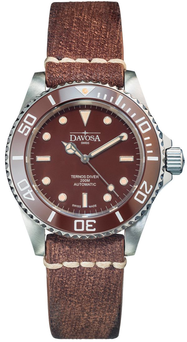 Davosa Watch Ternos Diver Vintage - Brown